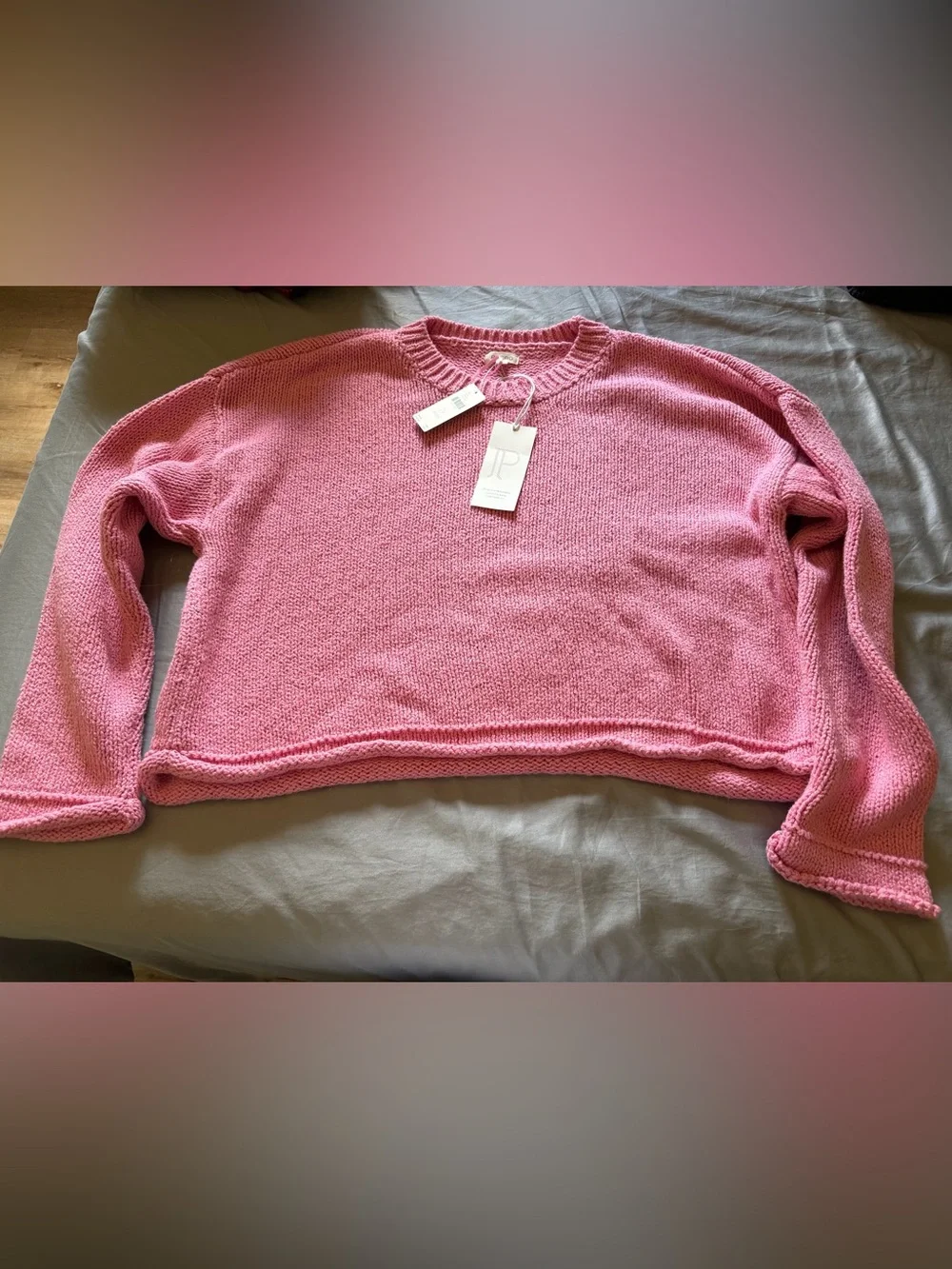Anthropologie Pilcro Harlow Oversized Roll-Hem Sweater